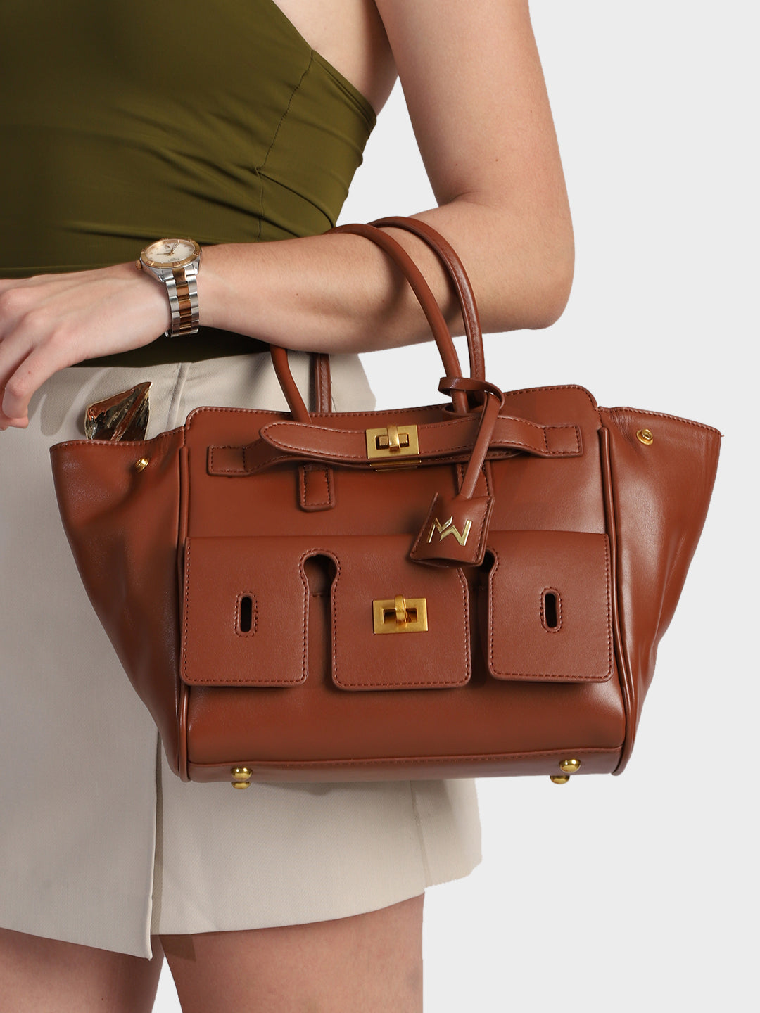 Brown Hazel Handbag