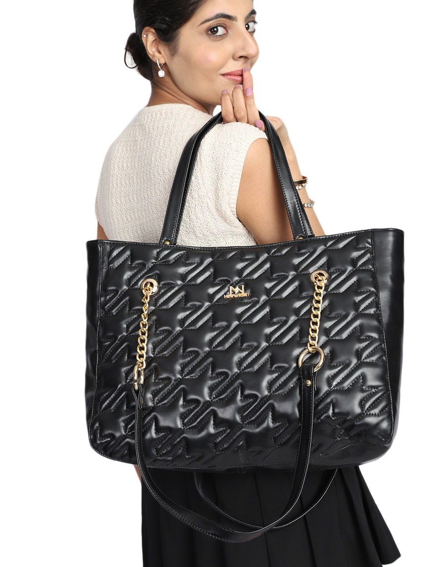 Madison Black Tote
