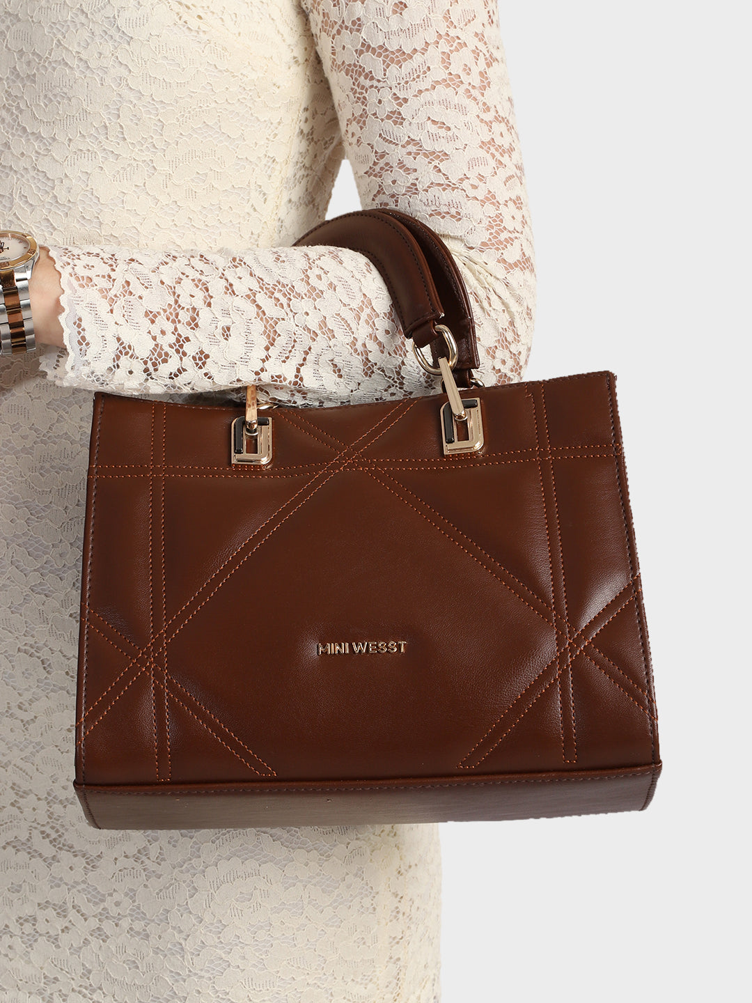 Brown Jade Mini Handbag