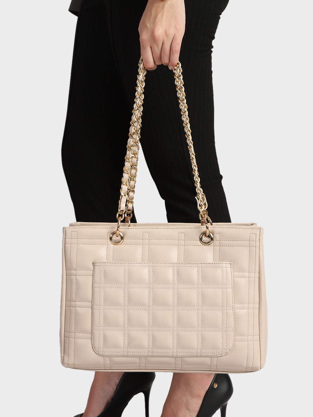 Beige Hazel Handbag