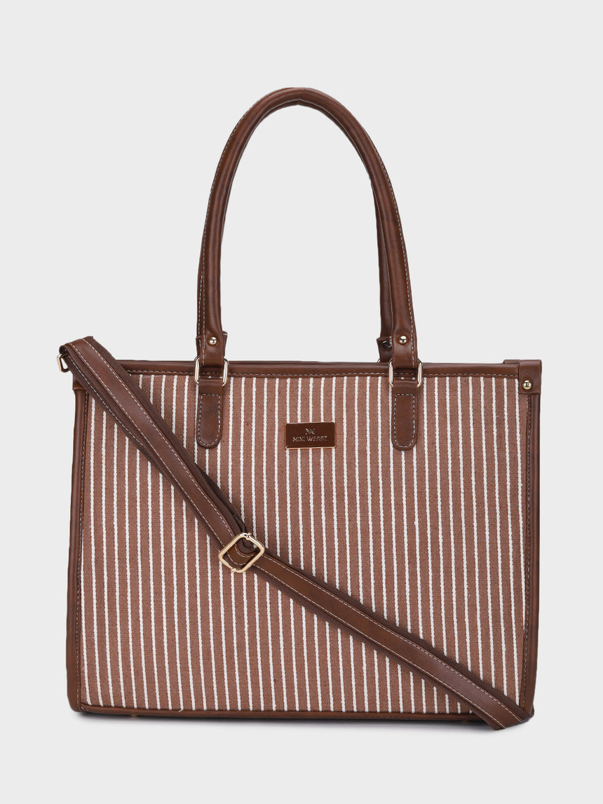 LEXI STRIPPED  TOTE BAG