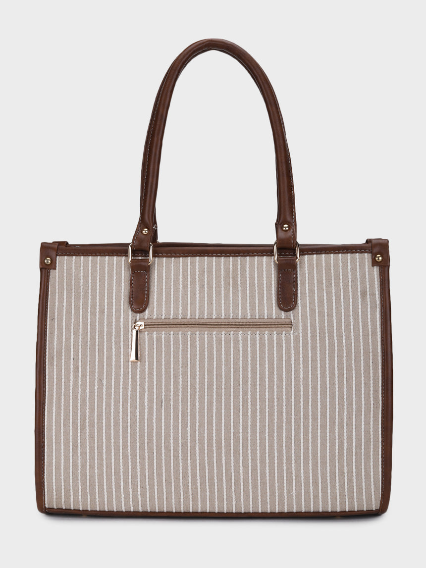 LEXI STRIPPED  TOTE BAG