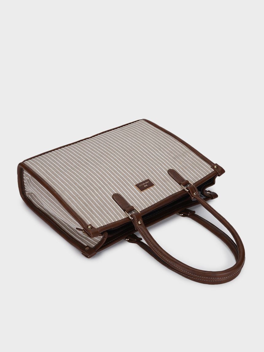 LEXI STRIPPED  TOTE BAG