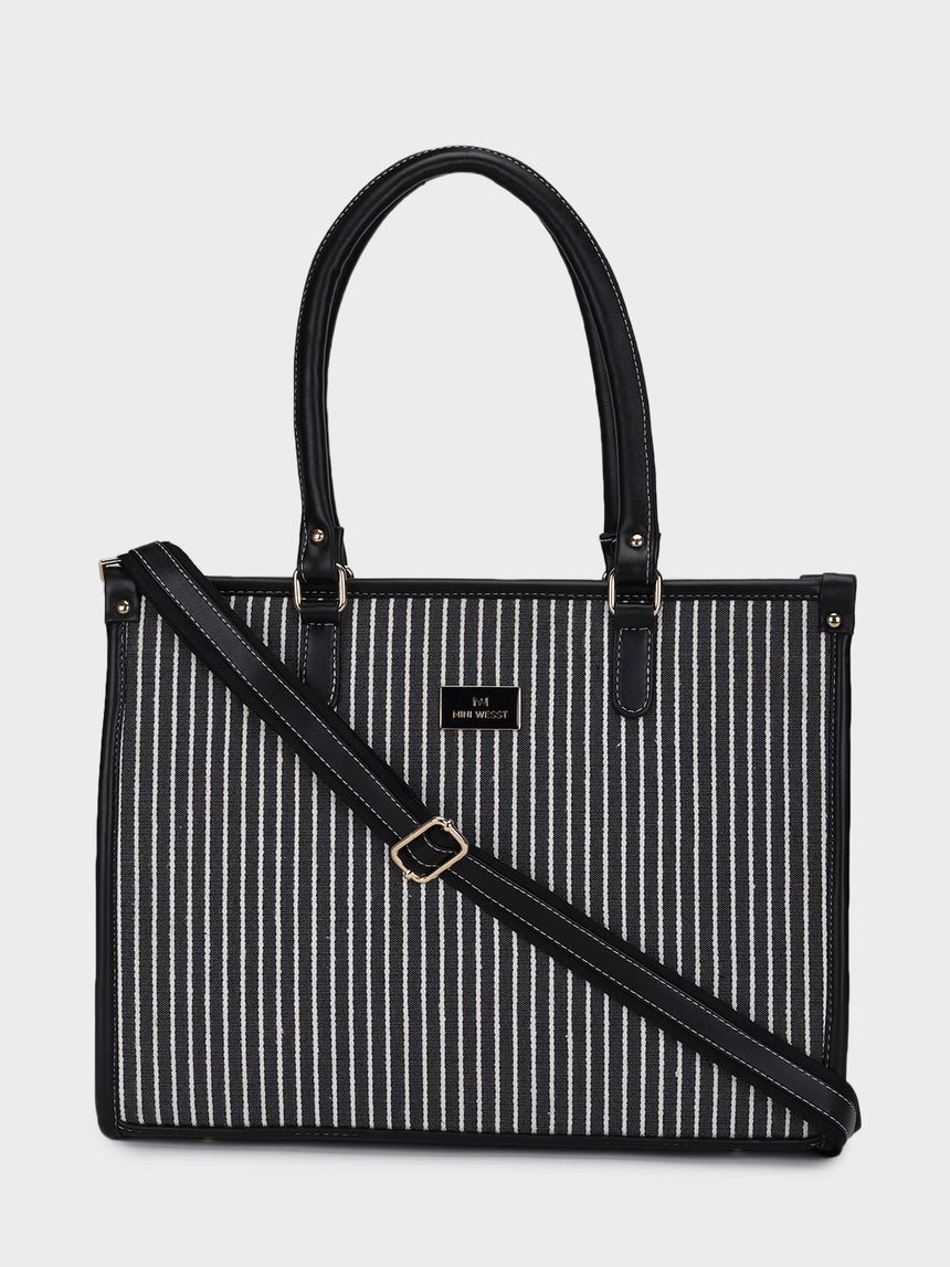 LEXI STRIPPED  TOTE BAG
