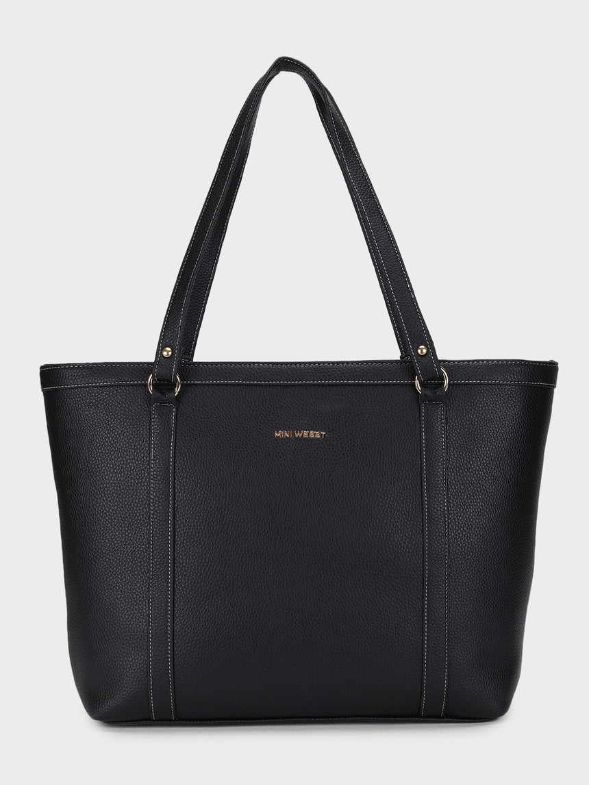 Black Jessica Classic Tote Bag