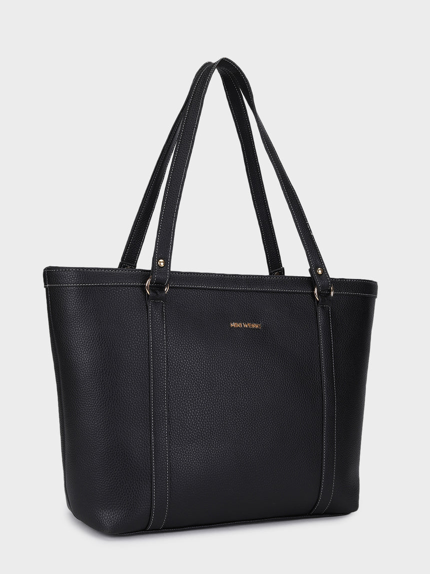 Black Jessica Classic Tote Bag