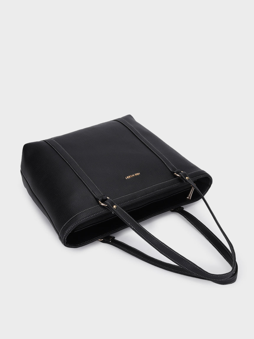 Black Jessica Classic Tote Bag