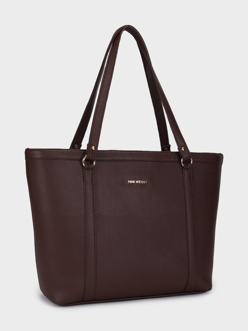 Brown Jessica Classic Tote Bag