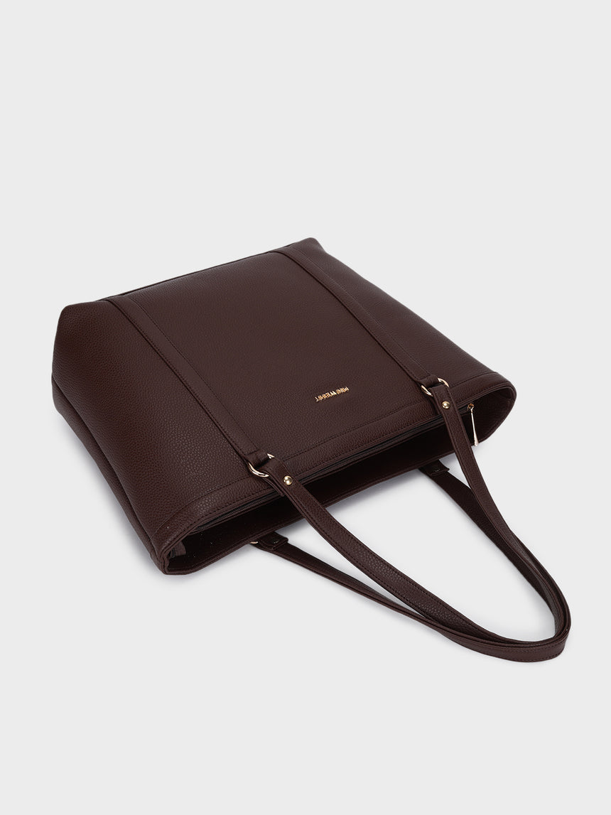 Brown Jessica Classic Tote Bag