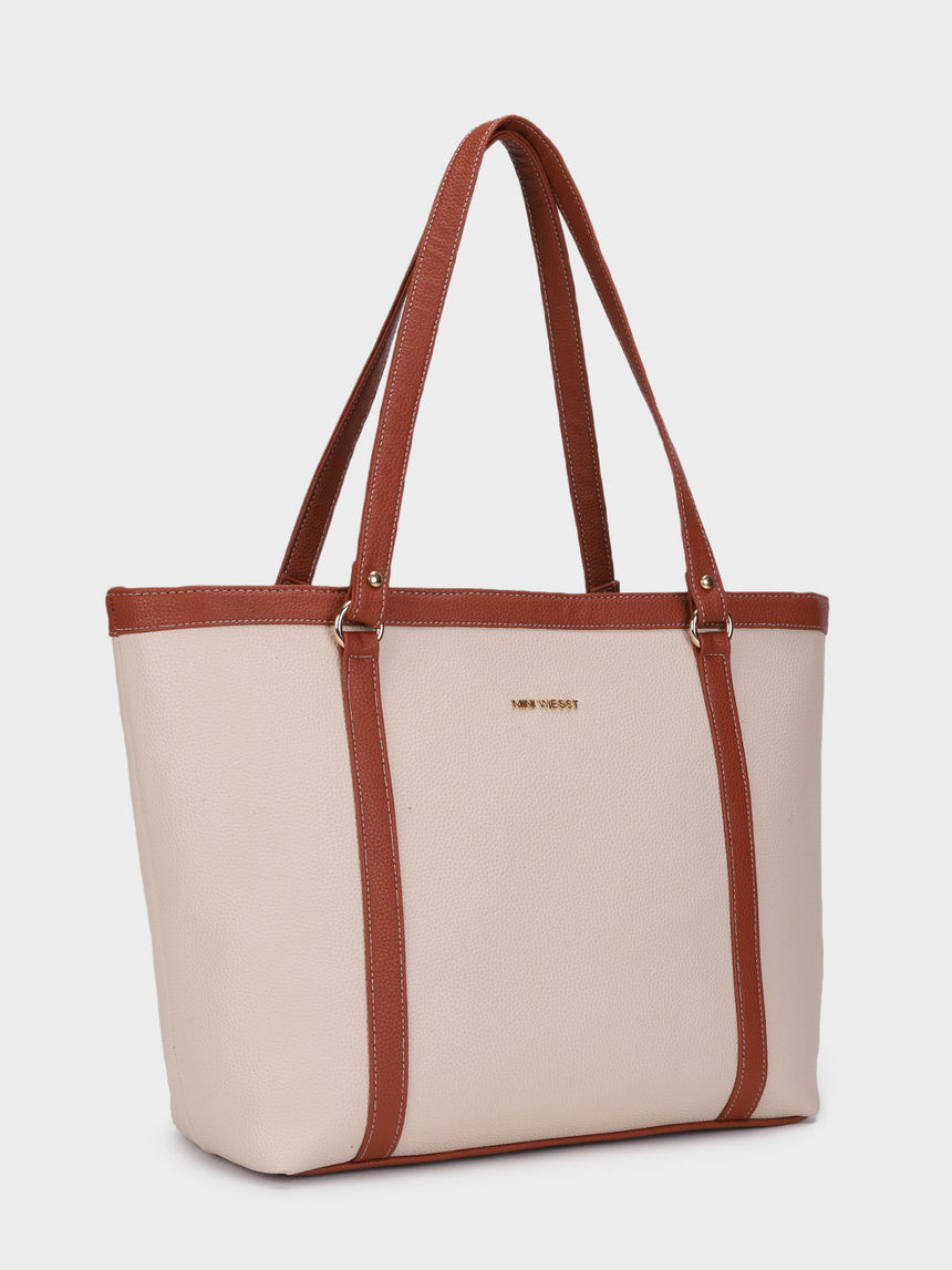 Beige Jessica Classic Tote Bag