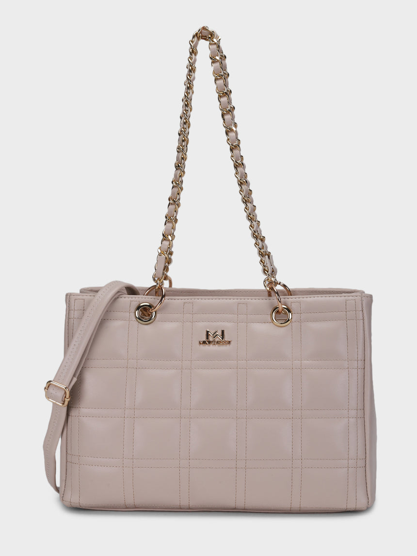 Beige Hazel Handbag