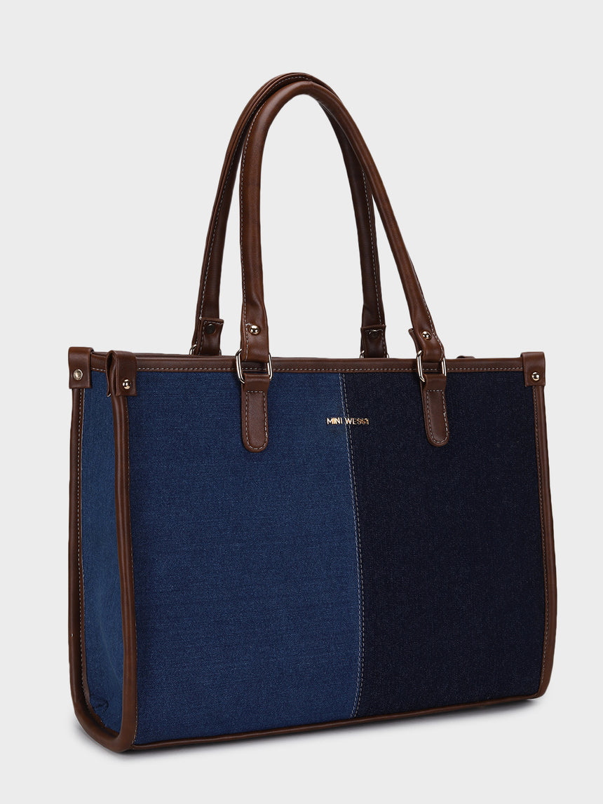 Denim Freya Denim Tote Bag
