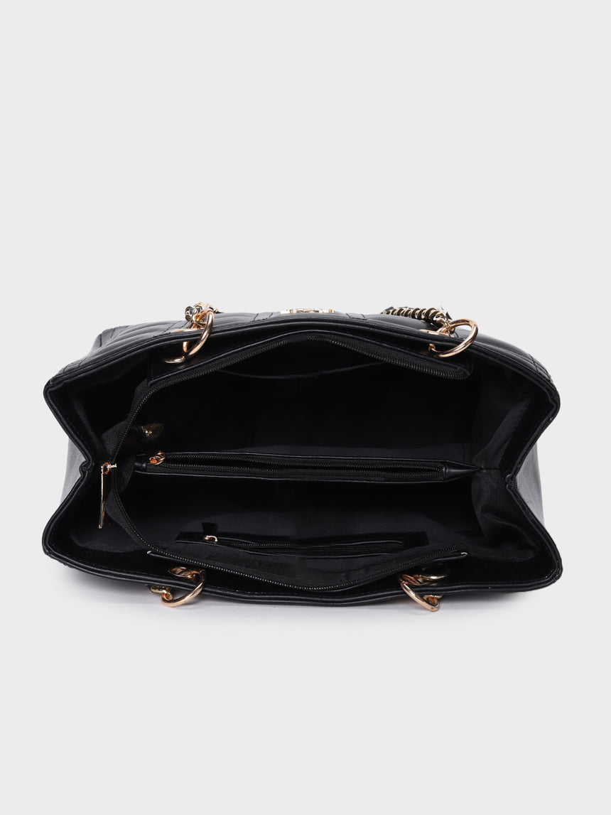 Black Hazel Handbag