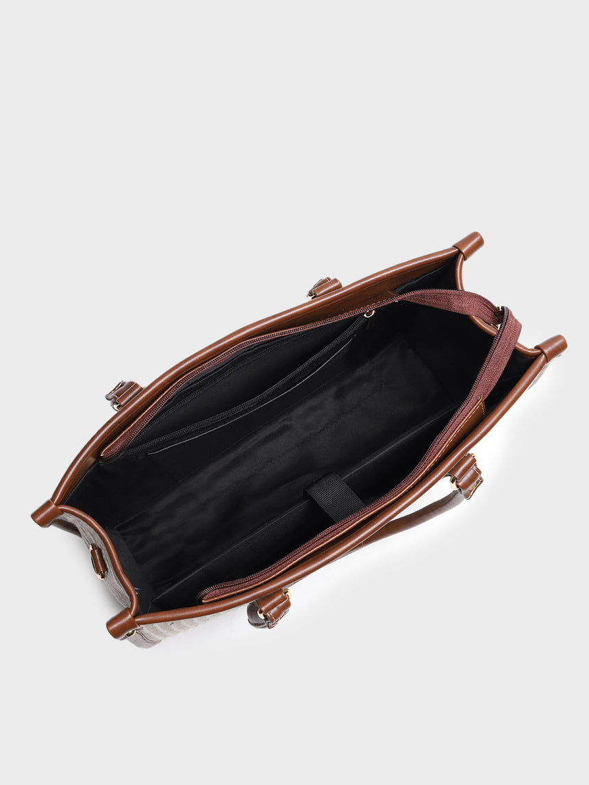 LEXI STRIPPED  TOTE BAG