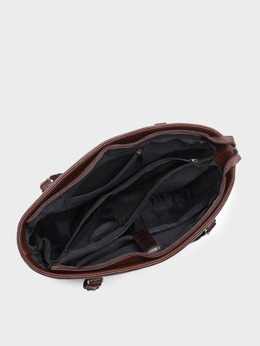 Brown Jessica Classic Tote Bag