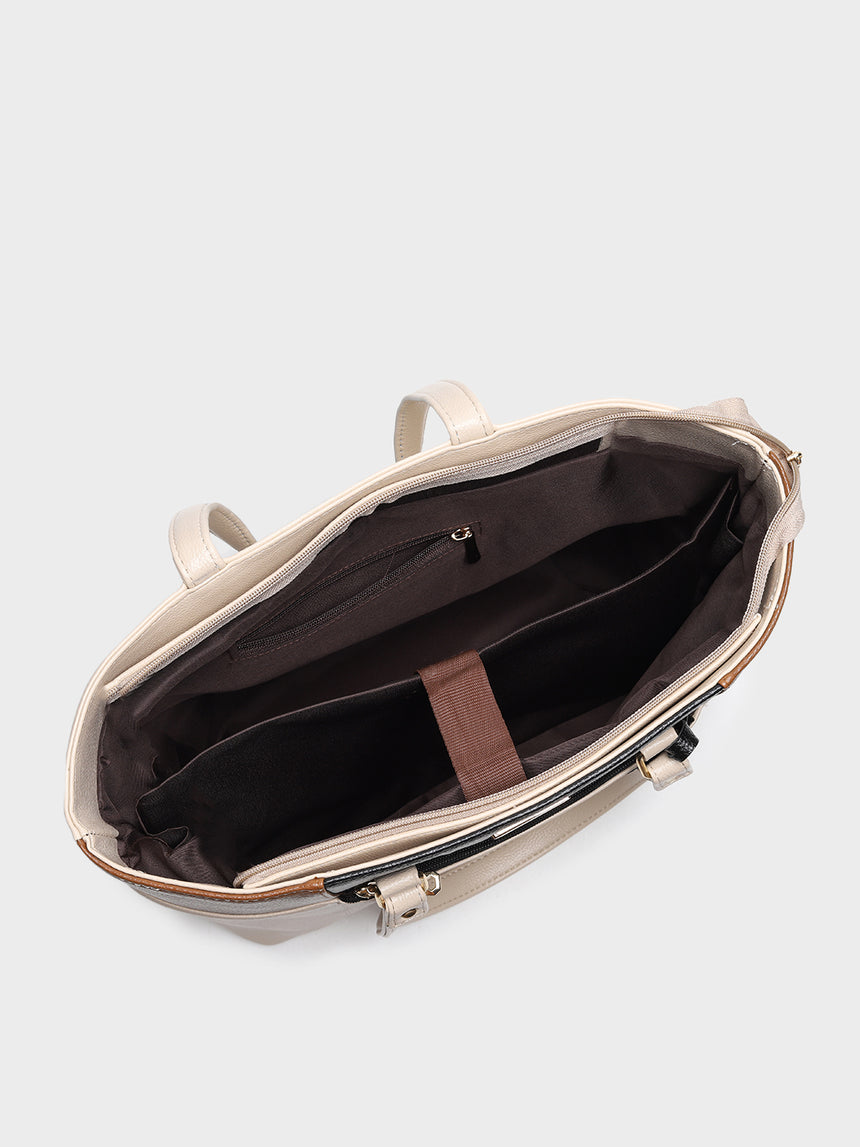 Beige Geller Classic Tote Bag