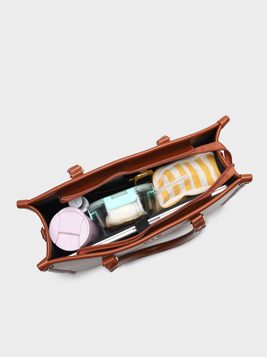 Beige Hannah Classic Tote Bag