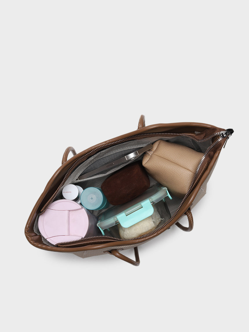 Mw Teds Off-White Tote Bag