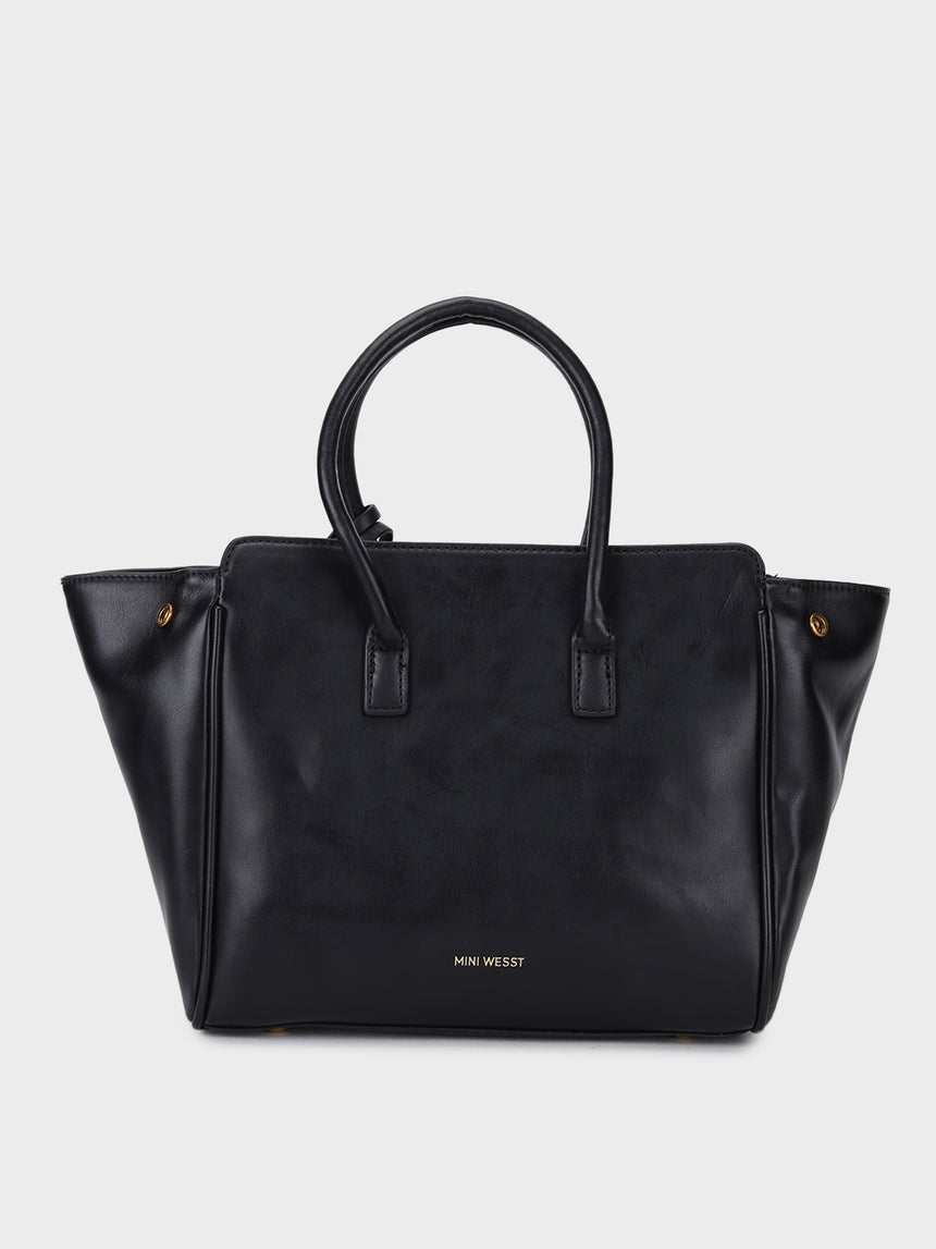 Black Hazel Handbag