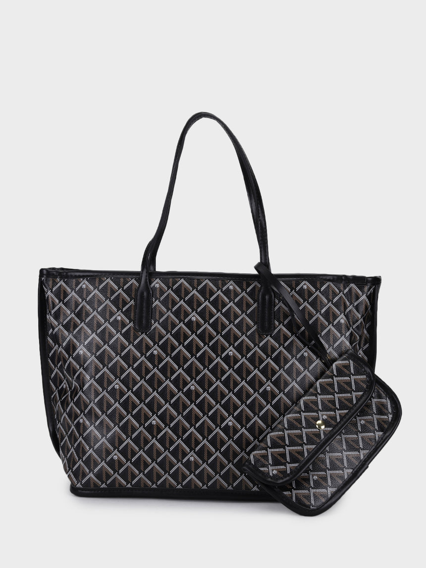 Yara Black Tote Bag
