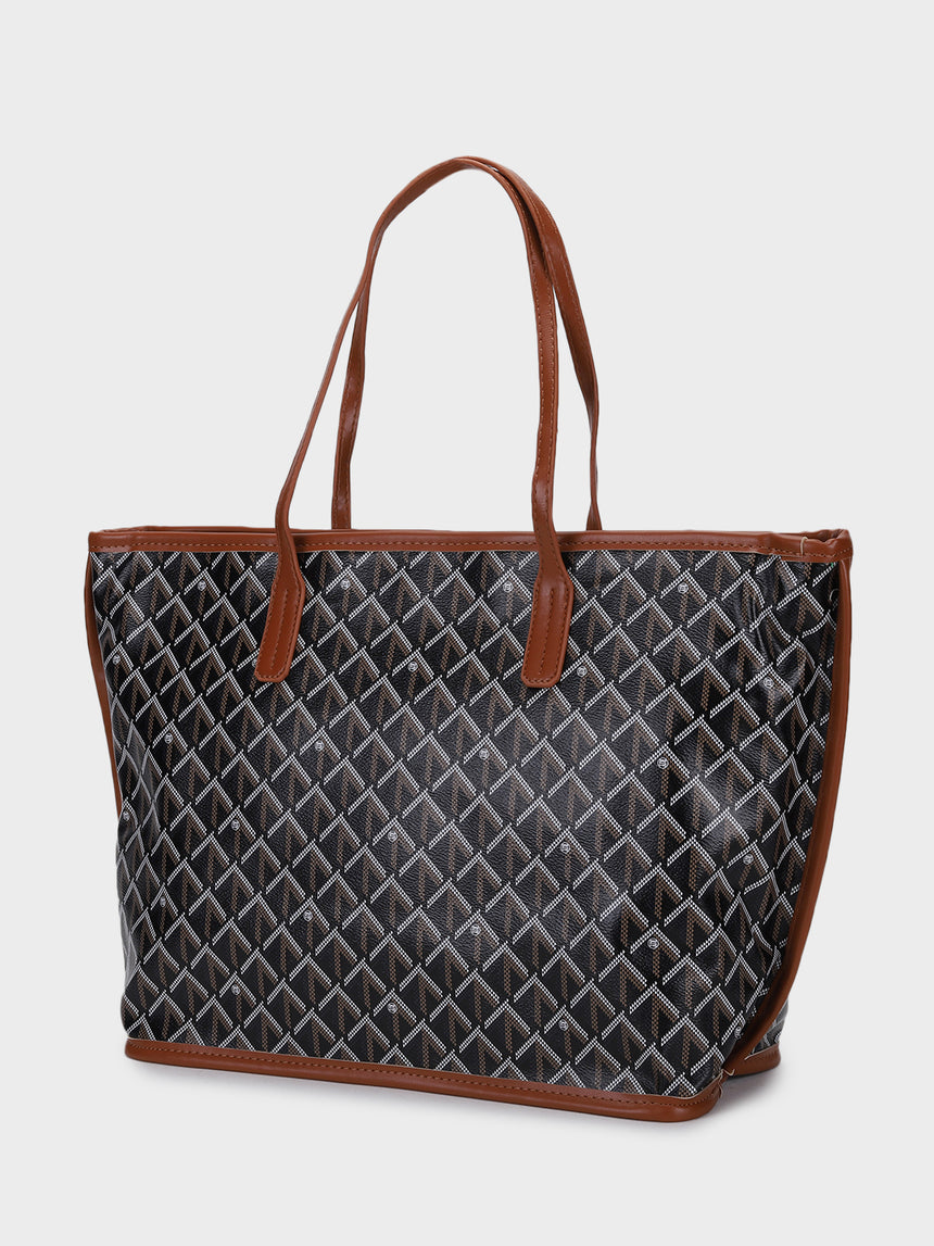 Brown Yara Tote Bag