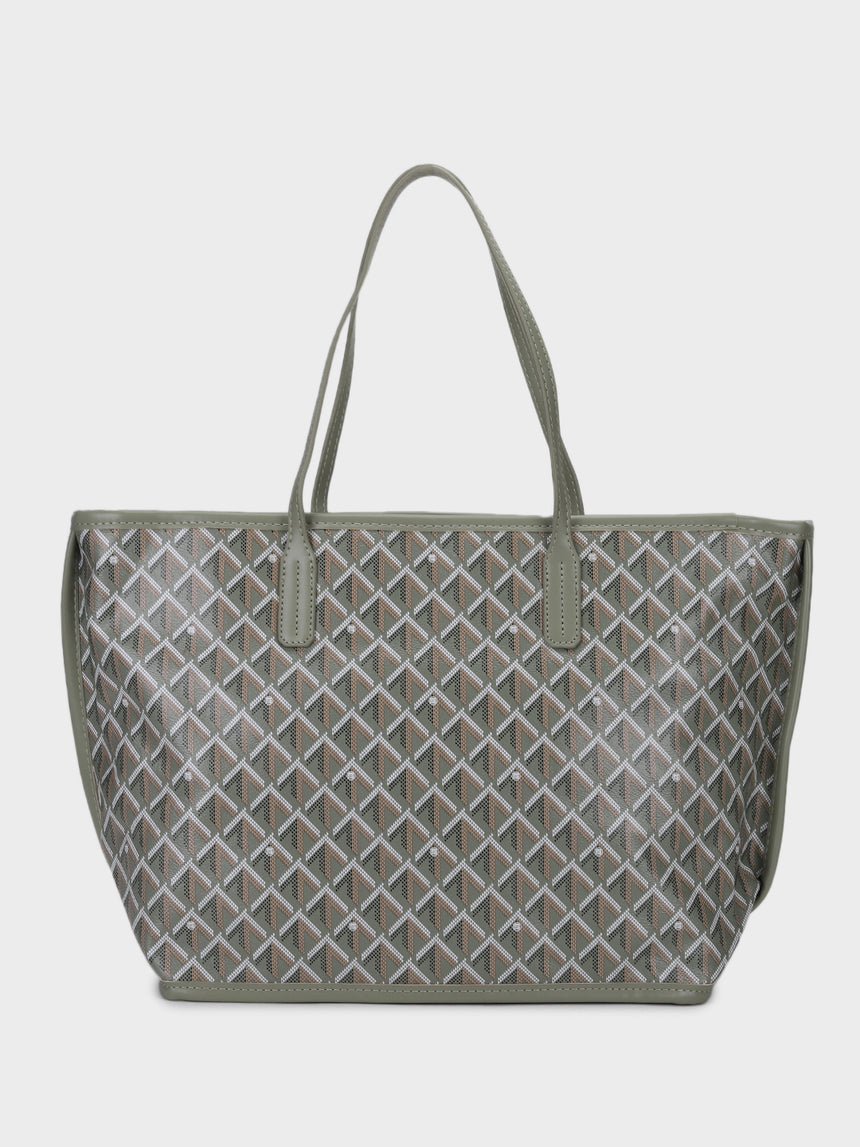 Yara Grey Tote Bag