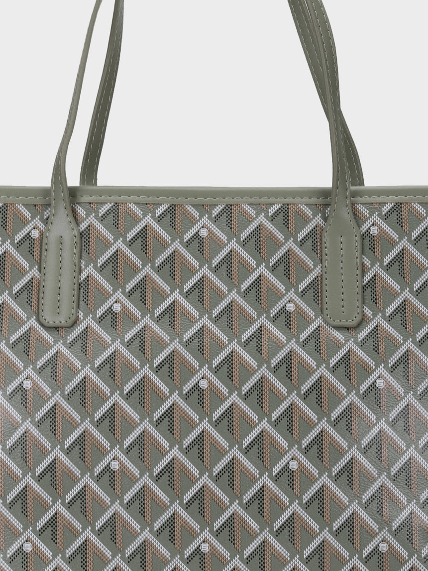 Grey Yara Tote Bag