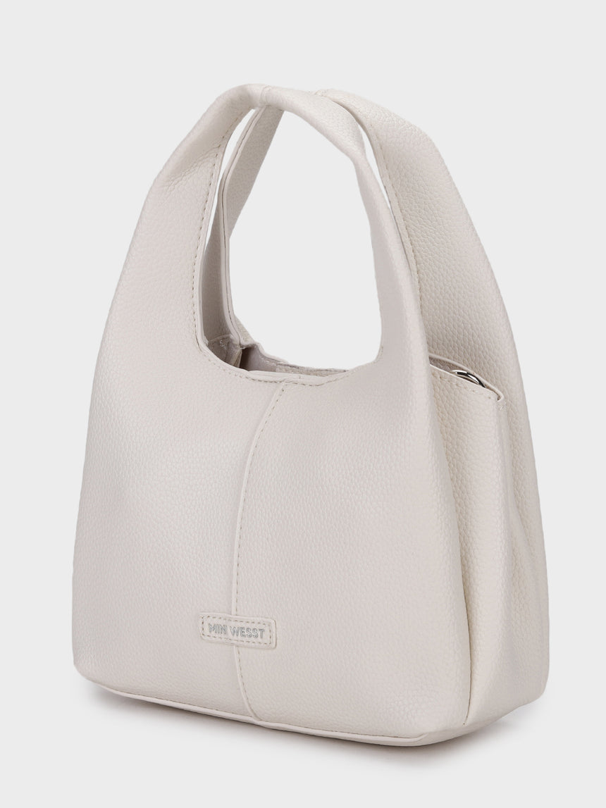 White Hilary Bucket Sling Bag