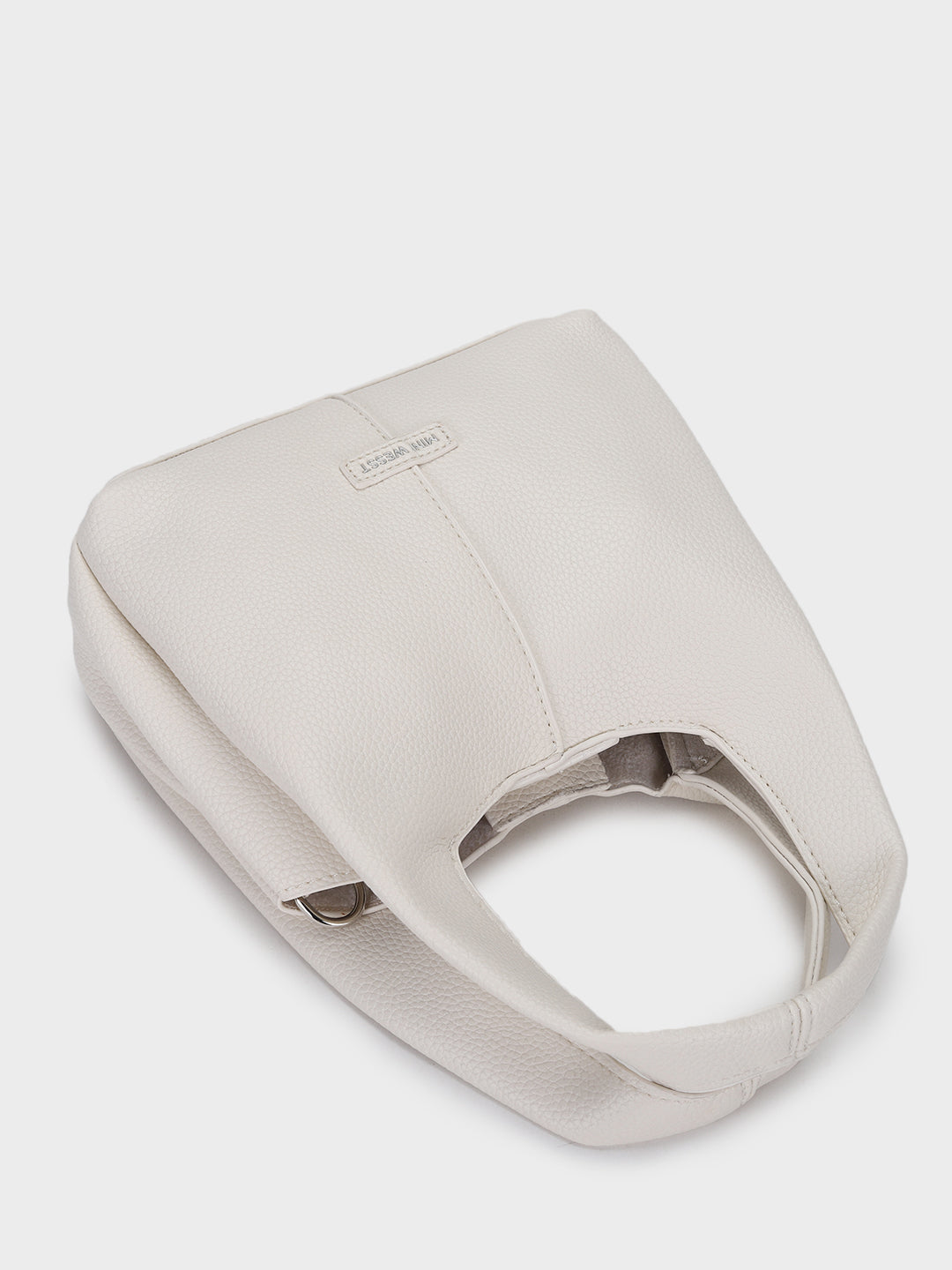 White Hilary Bucket Sling Bag