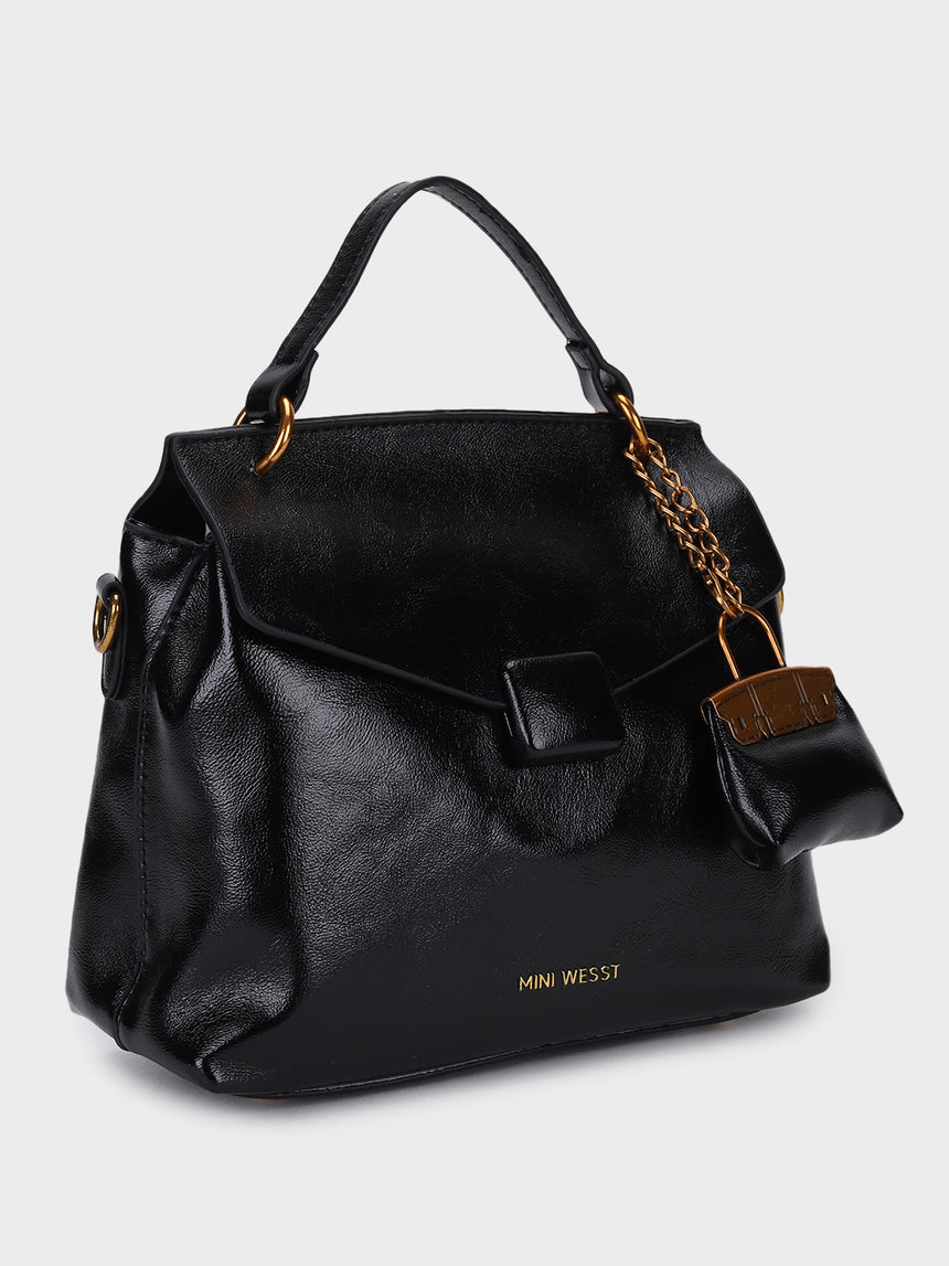 Zaria Black Handbag