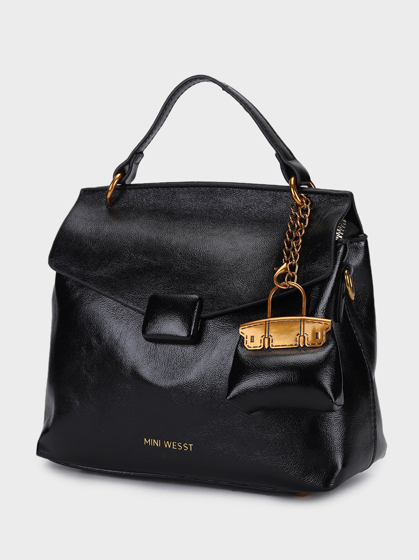 Zaria Black Handbag