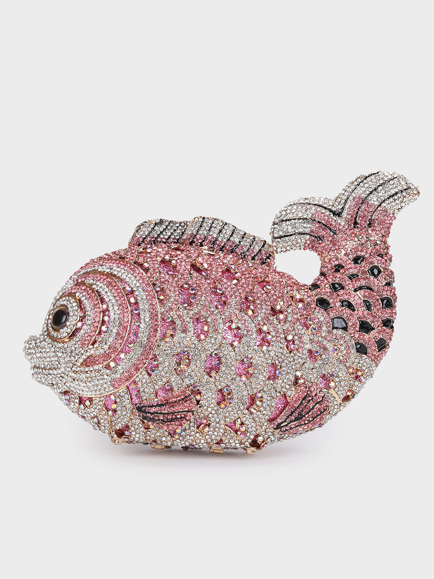 Fish Multicoloured Clutch