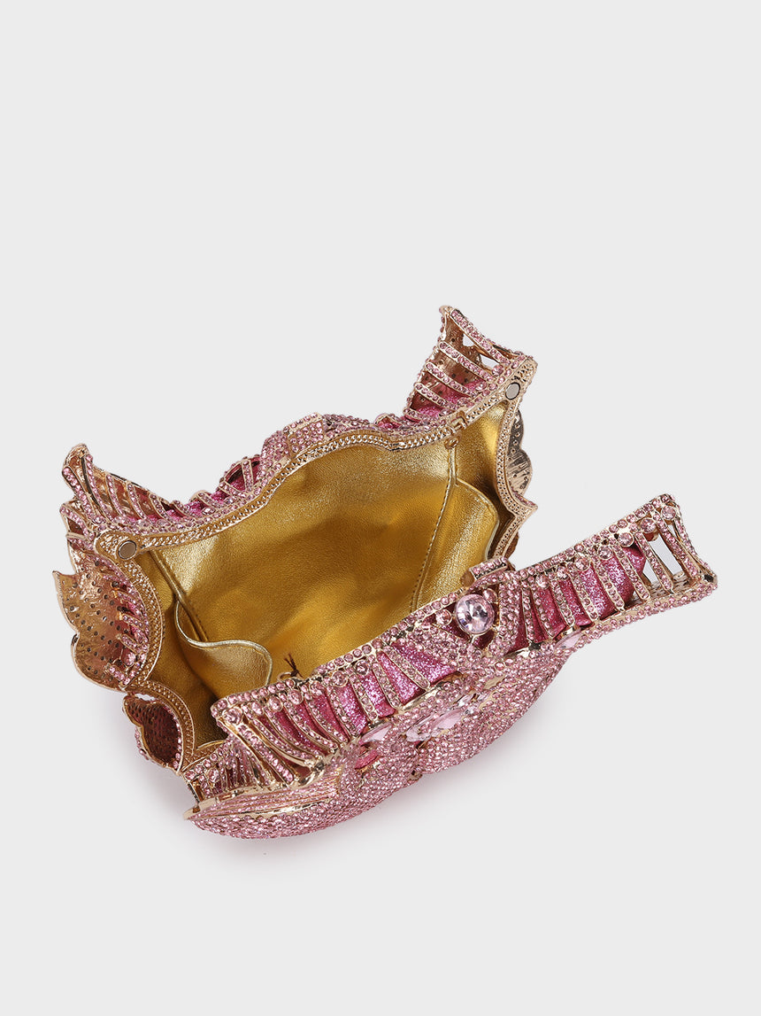 Swan Multicoloured Clutch