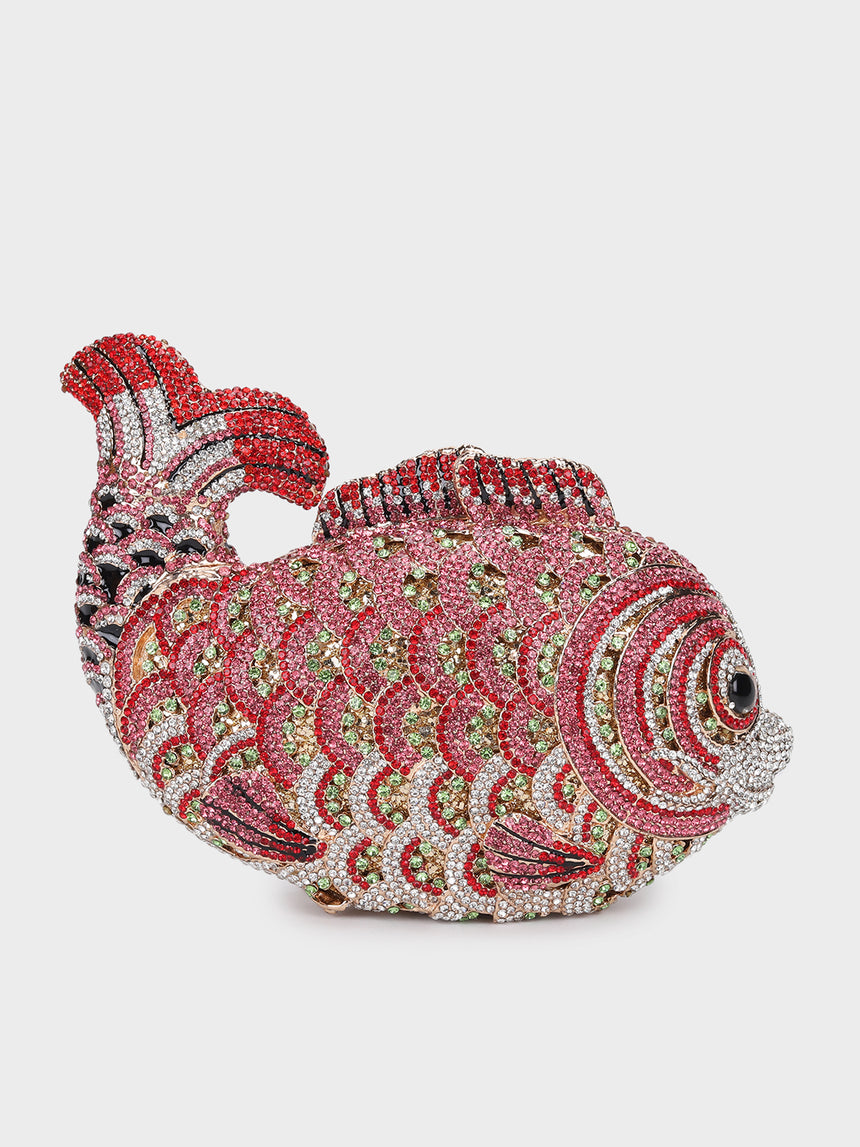 Fish Multicoloured Clutch