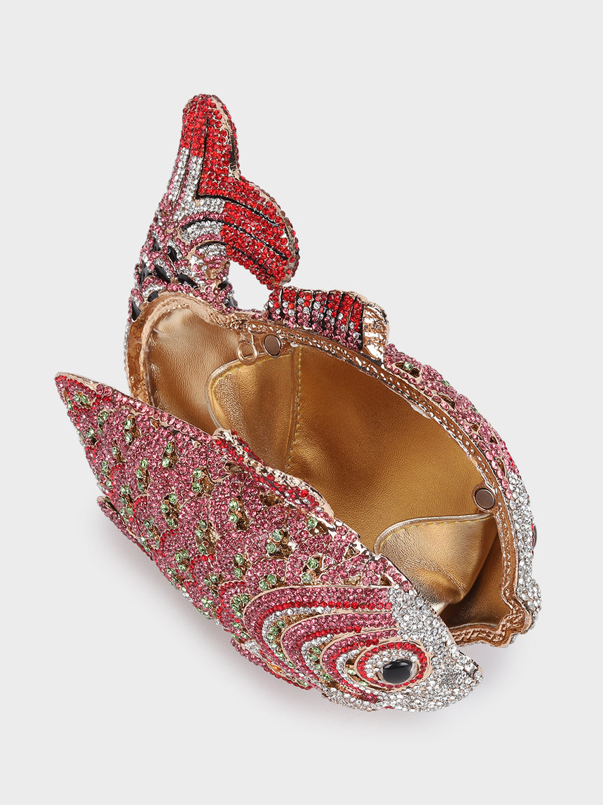 Fish Multicoloured Clutch