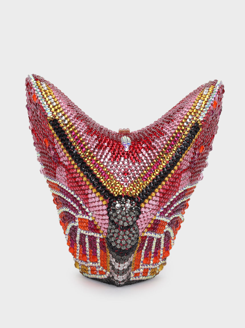 Butterfly Multicoloured Clutch