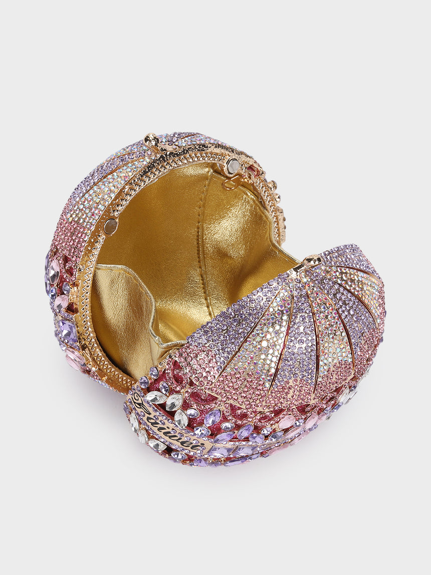 Hot Air Balloon Multicoloured Clutch