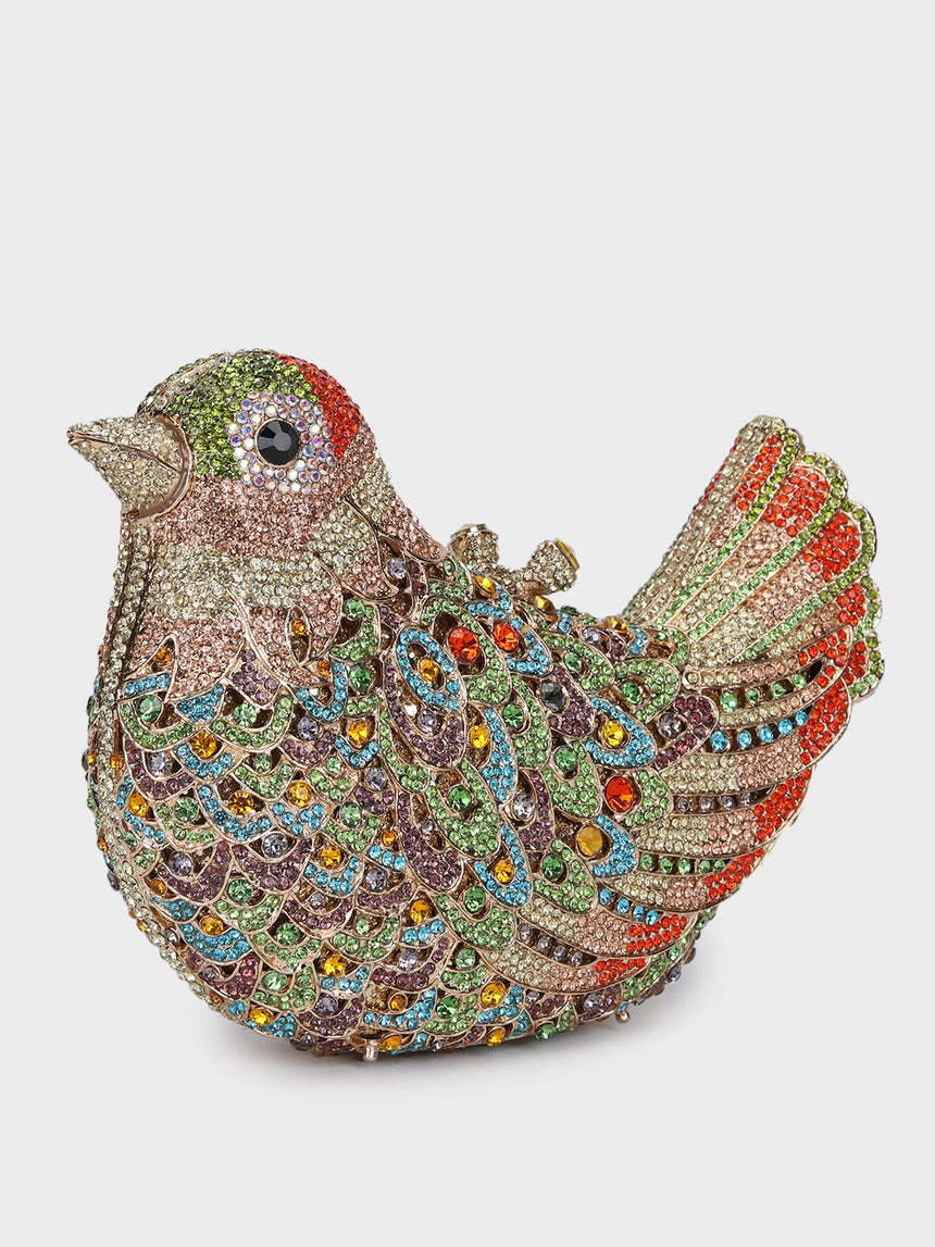 Parrot Multicoloured Clutch