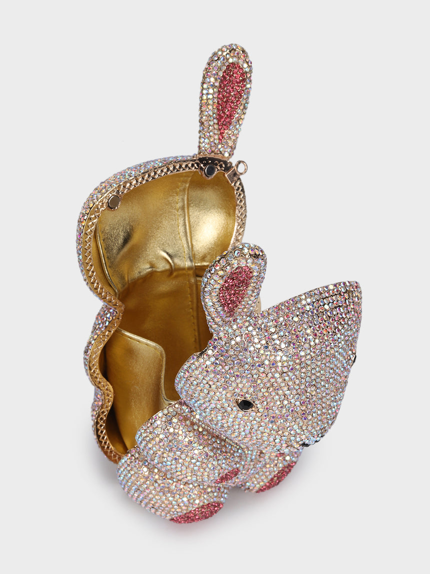 Rabbit Multicoloured Clutch