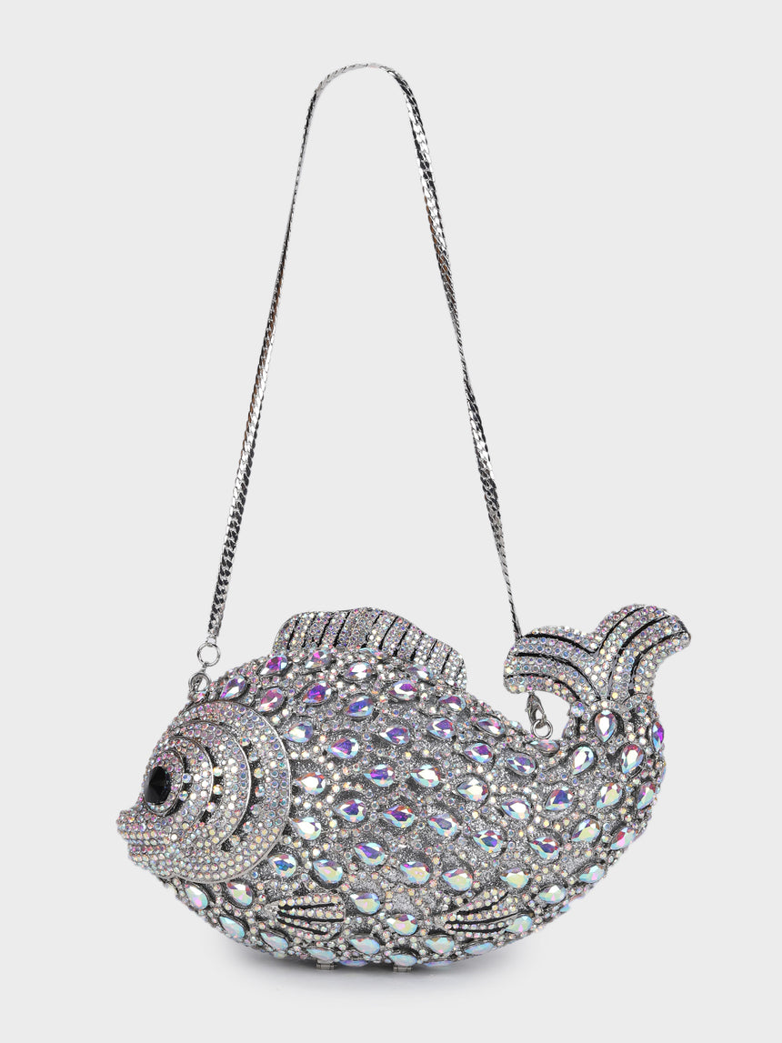 Fish Multicoloured Clutch