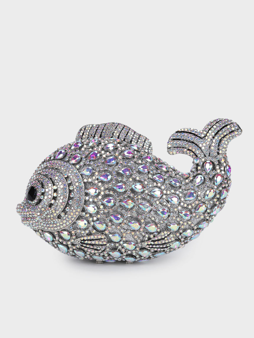 Fish Multicoloured Clutch