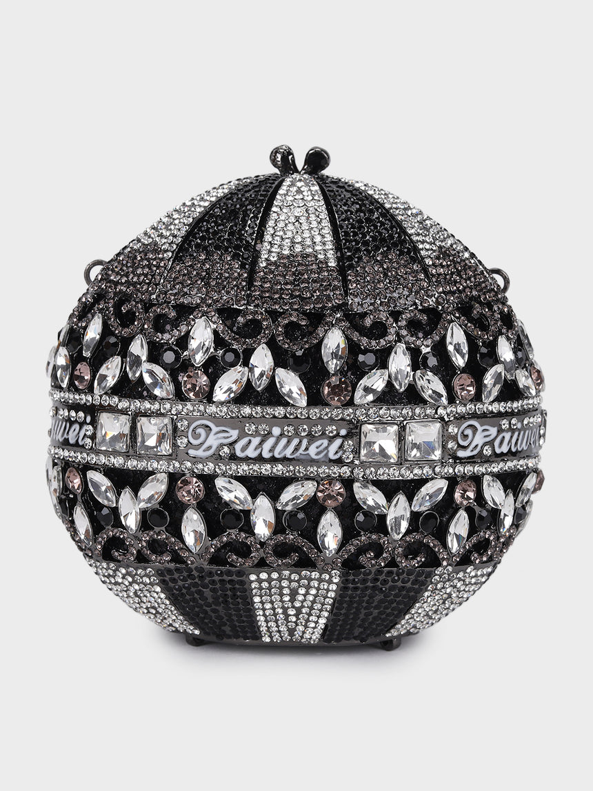 Hot Air Balloon Multicoloured Clutch