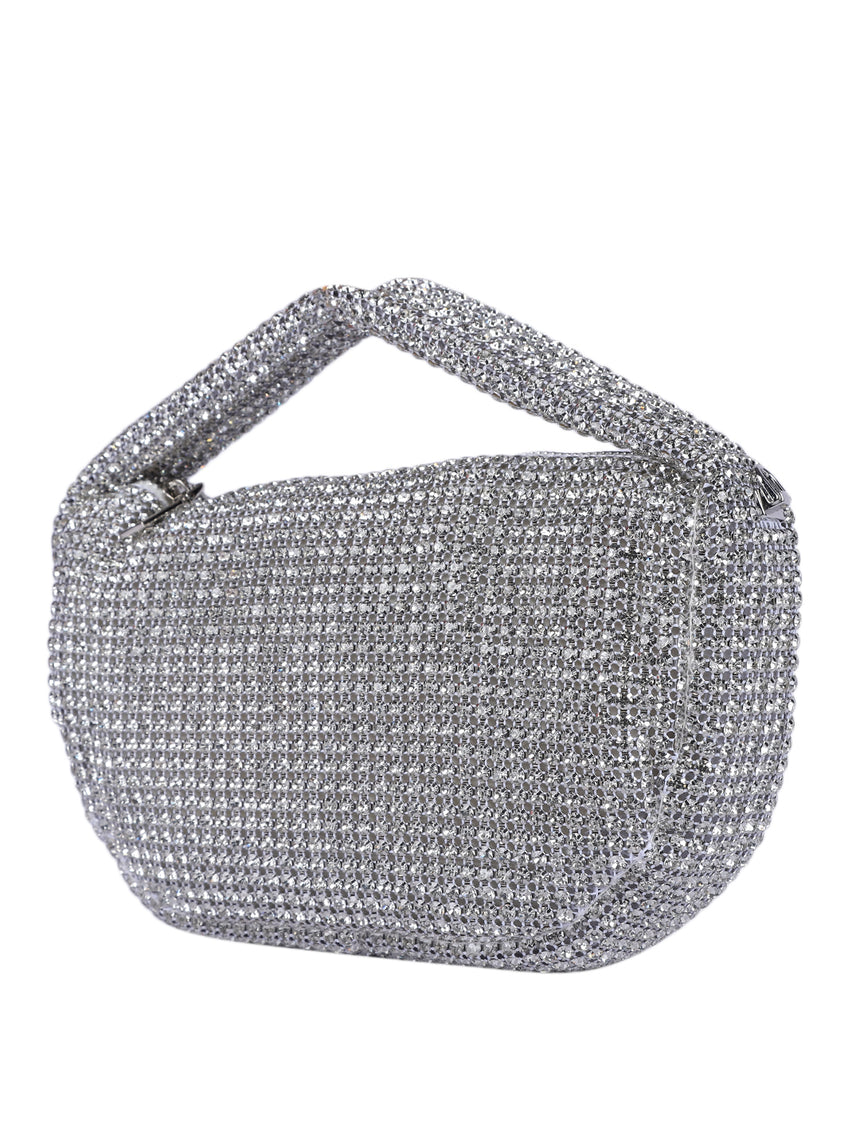 Valeria Silver Clutch
