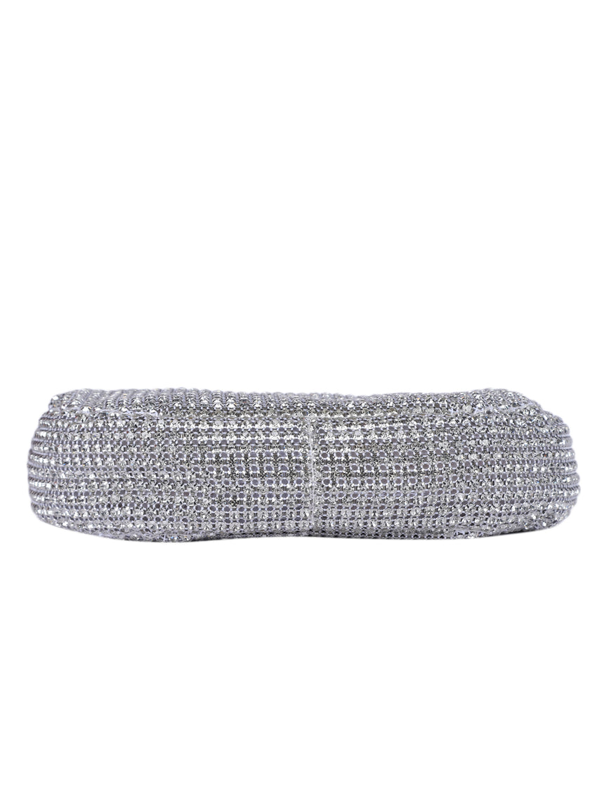 Valeria Silver Clutch