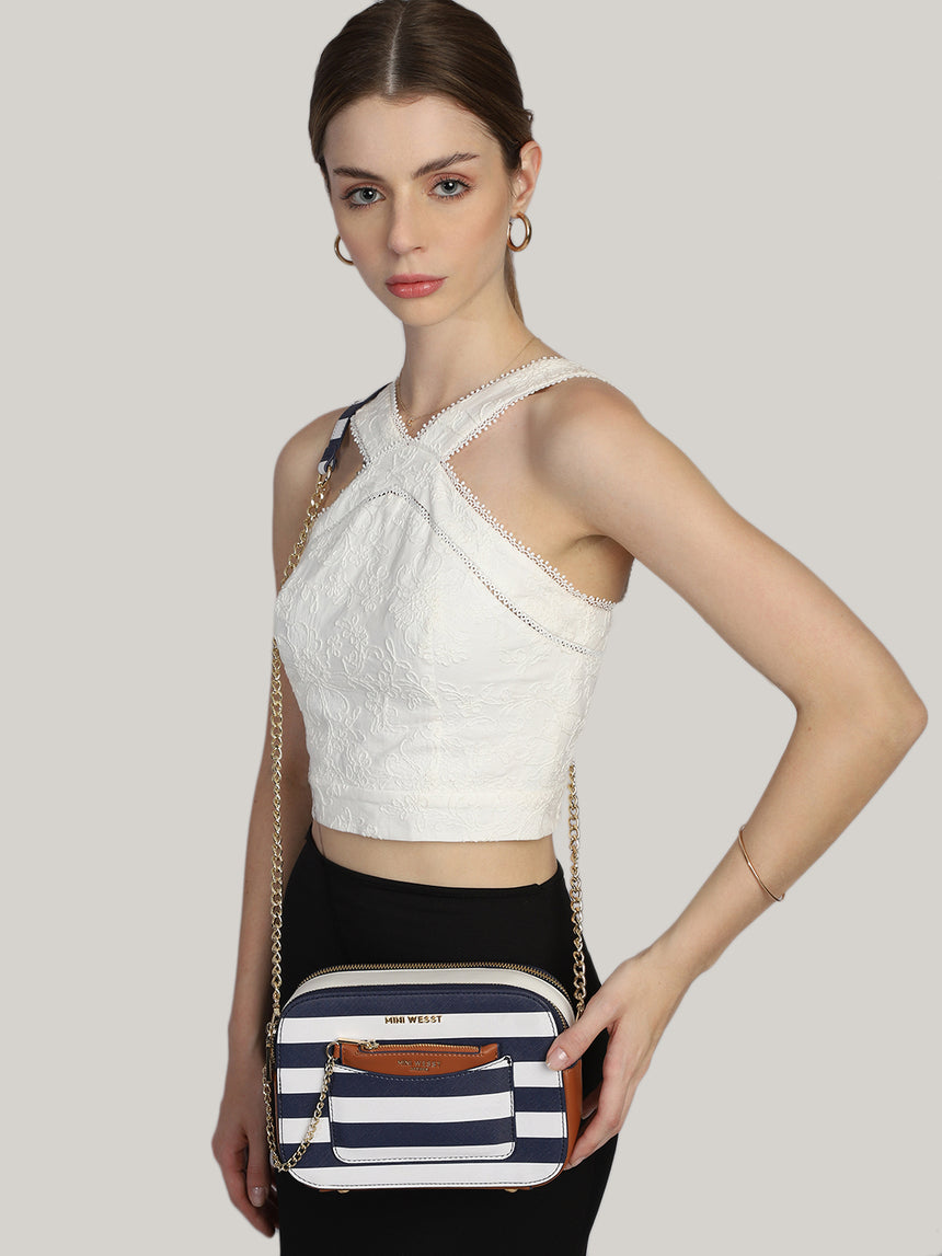 Uptown Luxe Printed Crossbody