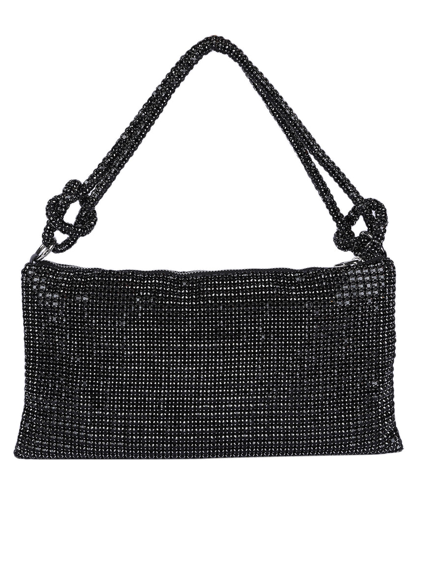 Cristina Black Clutch