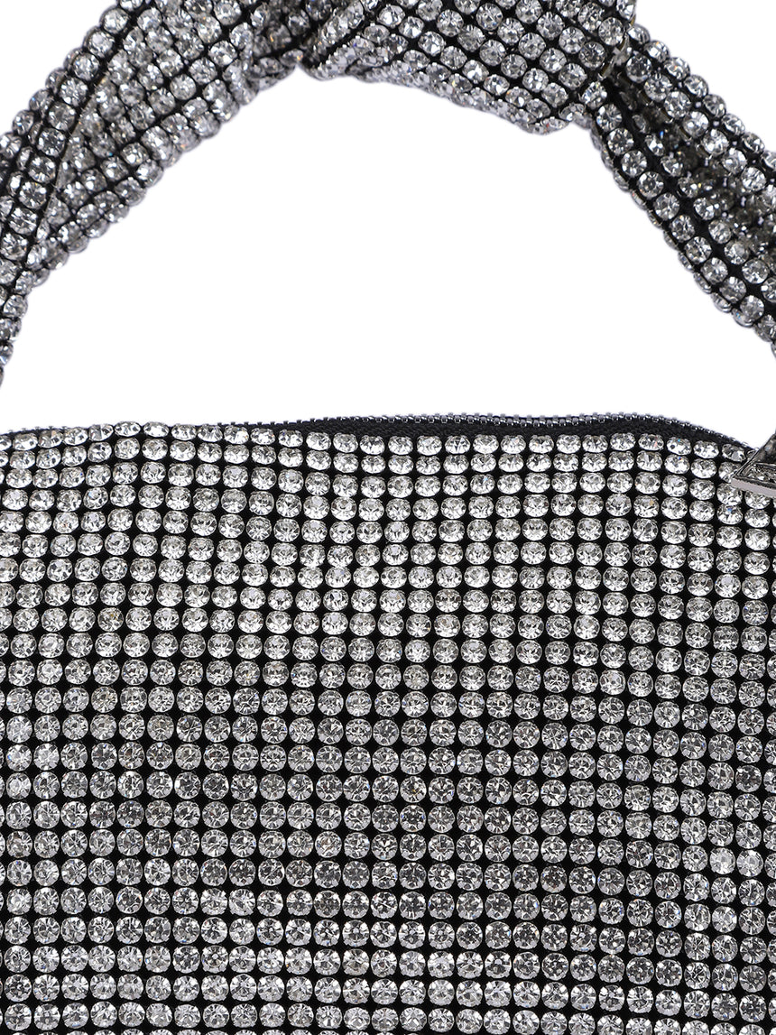 Amelia Silver Clutch