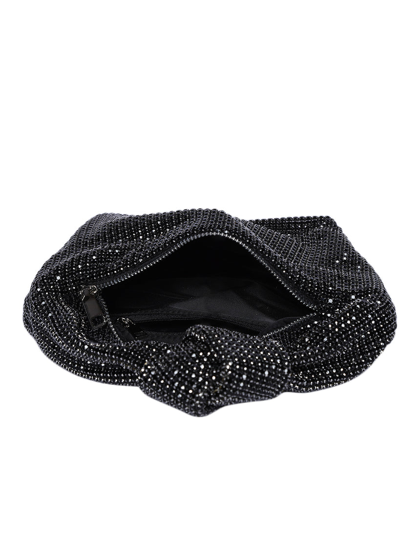 Amelia Black Clutch