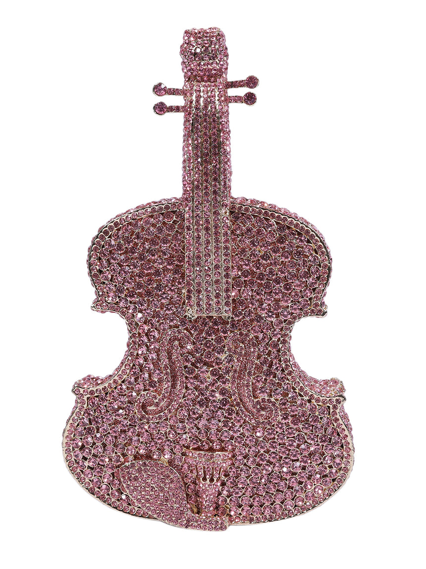 Guitar Rose Gold Clutch