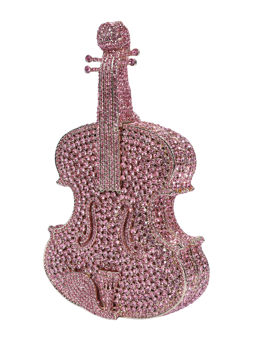 Guitar Rose Gold Clutch